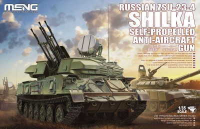 MENG TS023 1:35 RUSSIAN ZSU-23-4 SHILKA S.P.A.A. GUN