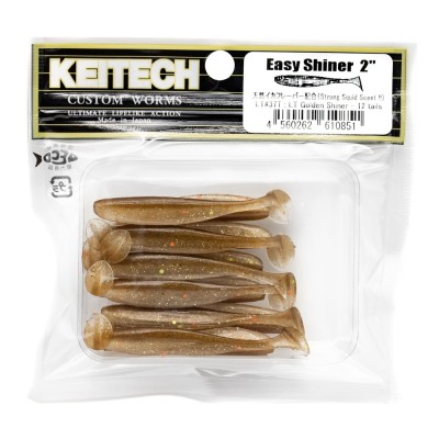 KEITECH EASY SHINER 2"(5,4cm) LT#37 Golden Shiner - opak.12szt