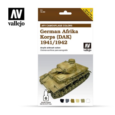 VALLEJO 78409 German Afrika Korps (DAK) 1941/1942 (SET)