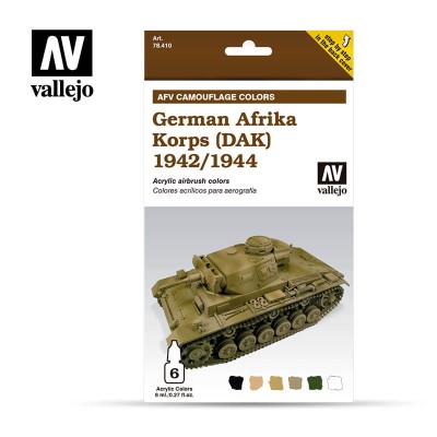 VALLEJO 78410 German Afrika Korps (DAK) 1942-1944 (SET)