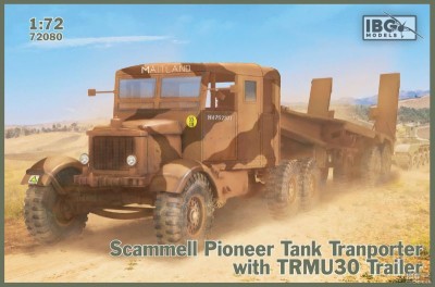 IBG 72080 1:72 Scammell Pioneer Tank Transporter with TRMU30 Trailer