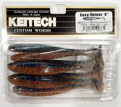 KEITECH EASY SHINER 4" (10cm) LT#15 Golden Gill (opak.- 7szt.)