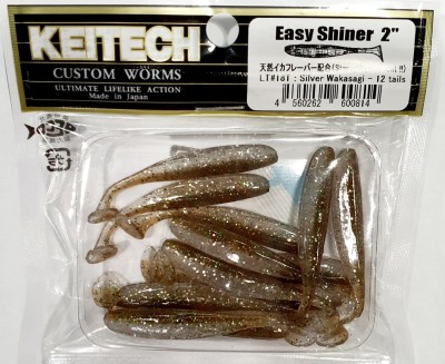 KEITECH EASY SHINER 2"(5,4cm) LT#18 Silver Wakasagi - opak.12szt
