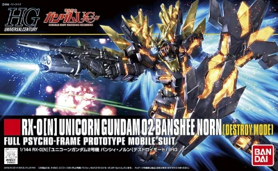 GUNDAM HG 58780 UNICORN 02 BANSHEE (D.M.)