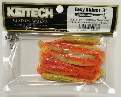 KEITECH EASY SHINER 3" (7,5cm) LT#53 Fire Chart opak.- 10szt.