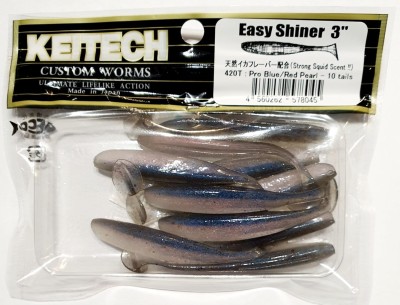 KEITECH EASY SHINER 3" (7,5cm) #420 Pro Blue Red Pearl opak.- 10szt.