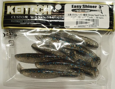 KEITECH EASY SHINER 3" (7,5cm) #418 Bluegill Flash opak.- 10szt.