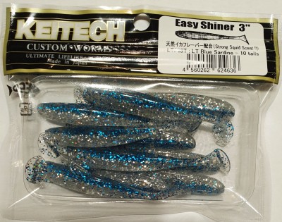 KEITECH EASY SHINER 3" (7,5cm) LT#48 Blue Sardine opak.- 10szt.