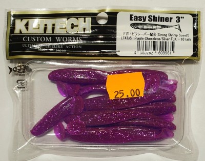 KEITECH EASY SHINER 3" (7,5cm) LT#33 Purple Chameleon Silver FLK opak.- 10szt.