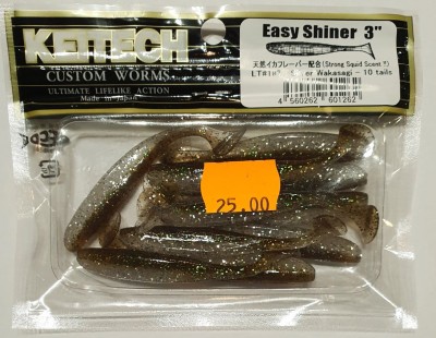 KEITECH EASY SHINER 3" (7,5cm) LT#18 Silver Wakasagi opak.- 10szt.