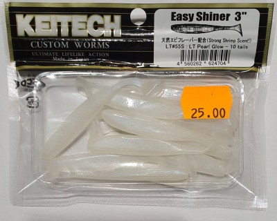 KEITECH EASY SHINER 3" (7,5cm) LT#55 Pearl Glow opak.- 10szt.