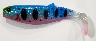 RIPPER Savage Gear CANNIBAL roz: 10cm kol: BLUE PINK SMOLT UV 1szt