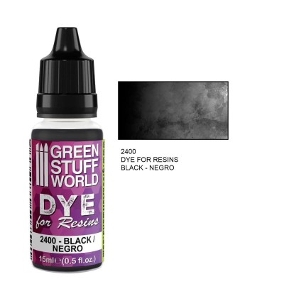GSW 2400 DYE FOR RESINS - BLACK (barwnik do żywicy) 17ml