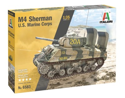 ITALERI 6583 1:35 M4 Sherman U.S. Marines Corps
