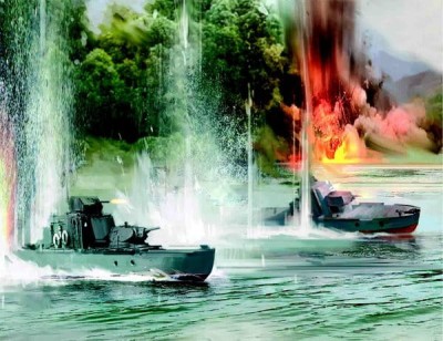 ZVEZDA 6164 1:350 Soviet Armored Boat