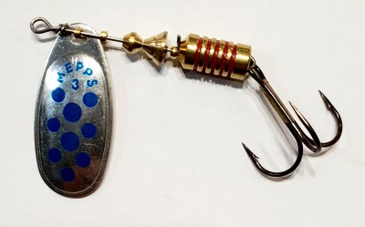 BŁYSTKA MEPPS AGLIA DECORE nr3 SREBRNY/NIEBIESKI (6,5g)