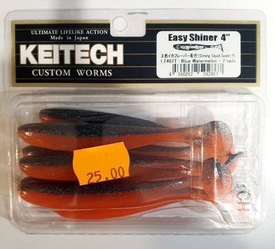 KEITECH EASY SHINER 4" (10cm) LT#07 Blue Watermelon opak.- 7szt.