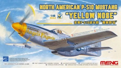 MENG LS009 1:48 North American P-51D Mustang "Yellow Nose"