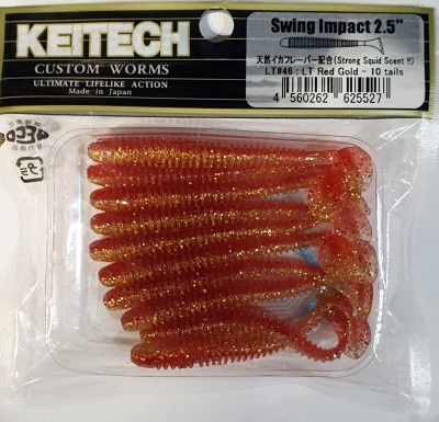 KEITECH SWING IMPACT 2,5" (6,35cm) LT#46 Red Gold - op. 10szt