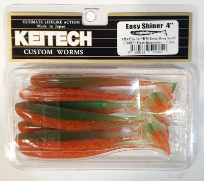KEITECH EASY SHINER 4" (10cm) LT#06 Fresh Watermelon opak.- 7szt.