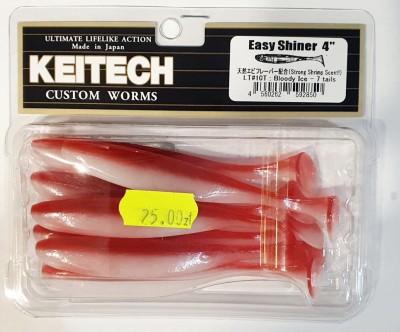 KEITECH EASY SHINER 4" (10cm) LT#10 Bloody Ice - opak.7szt