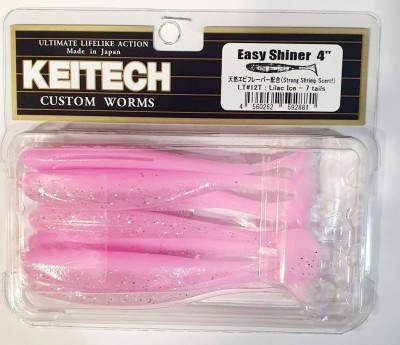 KEITECH EASY SHINER 4" (10cm) LT#12 Lilac Ice - opak.7szt