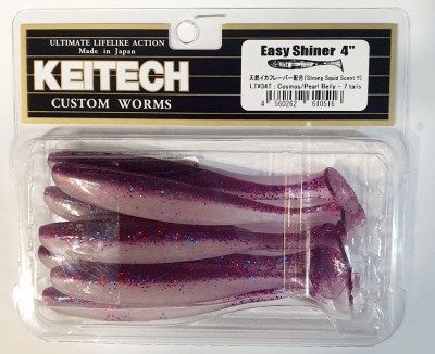 KEITECH EASY SHINER 4" (10cm) LT#34 Cosmos/Pearl Belly - opak.7szt