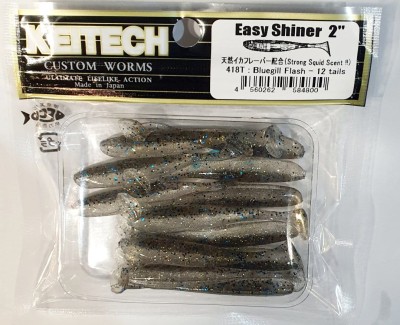 KEITECH EASY SHINER 2"(5,4cm) #418 Bluegill Flash - opak.12szt