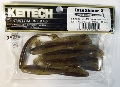 KEITECH EASY SHINER 3" (7,5cm) #208 Watermelon PP Red opak.- 10szt