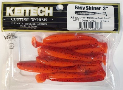 KEITECH EASY SHINER 3" (7,5cm) #407 Delta Craw opak.- 10szt