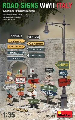 MINIART 35611 1:35 Road Signs WWII Italy
