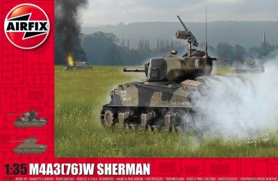 AIRFIX A1365 1:35 M4A3(76)W Sherman 'Battle of the Bulge'