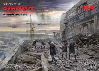 ICM 35903 1:35 Chernobyl#3. Rubble cleaners (5 figures)