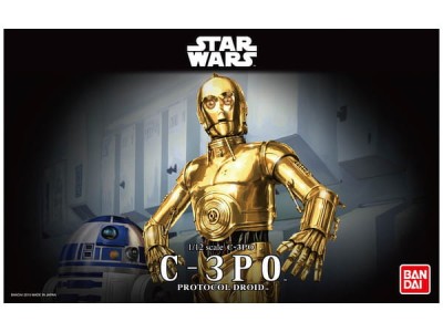 BANDAI 96418 1:12 C-3PO (PROTOCOL DROID) [PLASTIC MODEL KIT] 