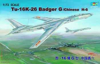 TRUMPETER 01612 1:72 Tupolev Tu-16K-26 Badger G/Chinese H-6