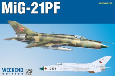 EDUARD 7455 1:72 MIG-21PF [WEEKEND EDITION]
