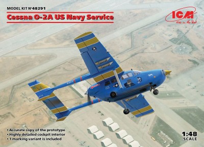 ICM 48291 1:48 CESSNA O-2A US NAVY SERVICE