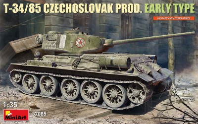MINIART 37085 1:35 T-34/85 Czechoslovak prod. Early Type