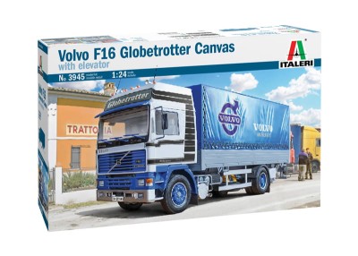 ITALERI 3945 1:24 VOLVO F16 Globetrotter Canvas Truck with elevator