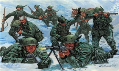 ITALERI 6059 1:72 Italian Mountain Troops Alpini WWII 