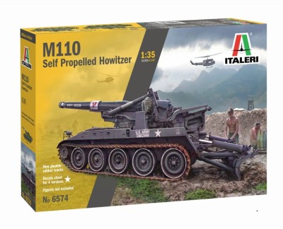 ITALERI 6574 1:35 M110 Self Propelled Howitzer 