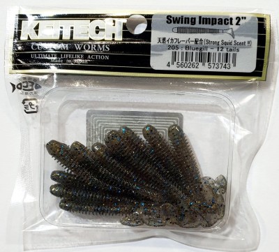 KEITECH SWING IMPACT 2" (5,4cm) #205 Bluegill opak.- 12szt 