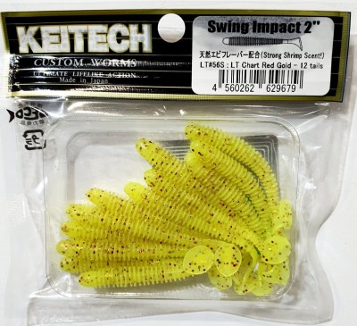 KEITECH SWING IMPACT 2" (5,4cm) LT#56 Chart Red Gold opak.- 12szt
