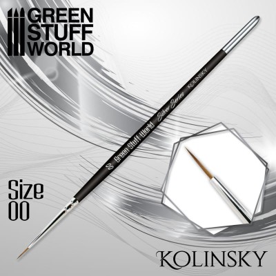 GSW 2352 PĘDZEL SILVER SERIES Siberian Kolinsky- nr 00 