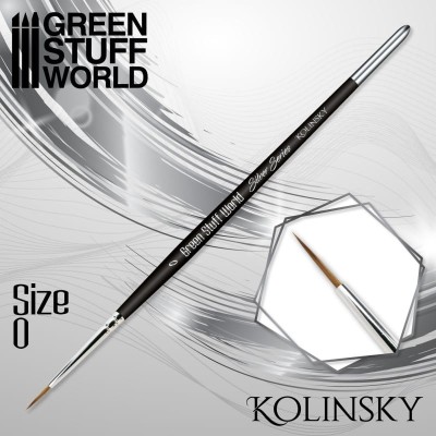GSW 2353 PĘDZEL SILVER SERIES Siberian Kolinsky- nr 0