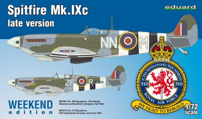 EDUARD 7431 1:72 Spitfire Mk.IXc late version [weekend EDITION]