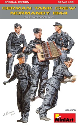 MINIART 35275 1:35 GERMAN TANK CREW (Normandy 1944) [SPECIAL EDITION]