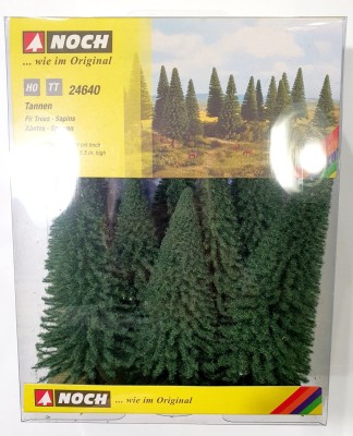 NOCH 24640 ZESTAW DRZEWEK JODŁY 10-14cm (op. 8 sztuk)