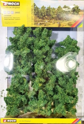 NOCH 24602 DRZEWA LIŚCIASTE 14-18cm (op. 6 sztuk)