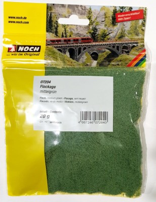 NOCH 07204 POSYPKA 20g MEDIUM GREEN